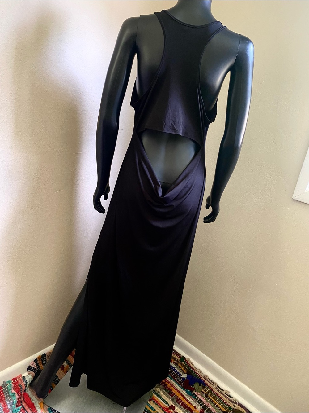 VENUS Black Racerback Maxi Dress - Picture 7 of 12